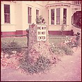 [235 Miscellaneous Views: Street Furniture, Signs, and Architectural Details], Walker Evans (American, St. Louis, Missouri 1903–1975 New Haven, Connecticut), Color film transparency and negative
