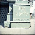 [235 Miscellaneous Views: Street Furniture, Signs, and Architectural Details], Walker Evans (American, St. Louis, Missouri 1903–1975 New Haven, Connecticut), Color film transparency and negative