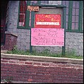 [235 Miscellaneous Views: Street Furniture, Signs, and Architectural Details], Walker Evans (American, St. Louis, Missouri 1903–1975 New Haven, Connecticut), Color film transparency and negative