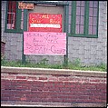 [235 Miscellaneous Views: Street Furniture, Signs, and Architectural Details], Walker Evans (American, St. Louis, Missouri 1903–1975 New Haven, Connecticut), Color film transparency and negative