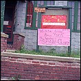 [235 Miscellaneous Views: Street Furniture, Signs, and Architectural Details], Walker Evans (American, St. Louis, Missouri 1903–1975 New Haven, Connecticut), Color film transparency and negative