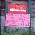 [235 Miscellaneous Views: Street Furniture, Signs, and Architectural Details], Walker Evans (American, St. Louis, Missouri 1903–1975 New Haven, Connecticut), Color film transparency and negative