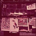 [210 Miscellaneous Views: Paris Street Scenes, Times Square, Hudson River, Connecticut Roads, Portraits Including Caroline Blackwood, Cat, Ephemera], Walker Evans (American, St. Louis, Missouri 1903–1975 New Haven, Connecticut), Color film transparency