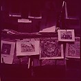 [210 Miscellaneous Views: Paris Street Scenes, Times Square, Hudson River, Connecticut Roads, Portraits Including Caroline Blackwood, Cat, Ephemera], Walker Evans (American, St. Louis, Missouri 1903–1975 New Haven, Connecticut), Color film transparency