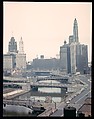 [18 Views of Chicago River and Skyline, for Fortune Article "Chicago River: The Creek That Made a City Grow"], Walker Evans (American, St. Louis, Missouri 1903–1975 New Haven, Connecticut), Color film transparency