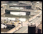 [18 Views of Chicago River and Skyline, for Fortune Article "Chicago River: The Creek That Made a City Grow"], Walker Evans (American, St. Louis, Missouri 1903–1975 New Haven, Connecticut), Color film transparency