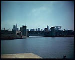 [18 Views of Chicago River and Skyline, for Fortune Article "Chicago River: The Creek That Made a City Grow"], Walker Evans (American, St. Louis, Missouri 1903–1975 New Haven, Connecticut), Color film transparency