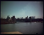 [18 Views of Chicago River and Skyline, for Fortune Article "Chicago River: The Creek That Made a City Grow"], Walker Evans (American, St. Louis, Missouri 1903–1975 New Haven, Connecticut), Color film transparency