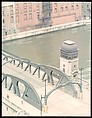 [18 Views of Chicago River and Skyline, for Fortune Article "Chicago River: The Creek That Made a City Grow"], Walker Evans (American, St. Louis, Missouri 1903–1975 New Haven, Connecticut), Color film transparency