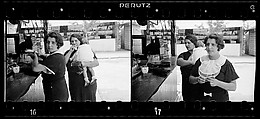 [Two 35mm Film Frames: Women and Children at Amusement Park Food Stand], Walker Evans (American, St. Louis, Missouri 1903–1975 New Haven, Connecticut), Film negative