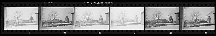 [137 Views of Massachusetts Wool Mills and Portraits of Executives, Commissioned by Fortune Magazine for "The Twilight of American Woolen", Published March 1954--STRIPS DAMAGED (HILL NUMBERS 2641-45)], Walker Evans (American, St. Louis, Missouri 1903–1975 New Haven, Connecticut), Film negative