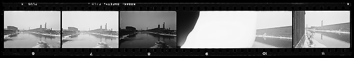 [137 Views of Massachusetts Wool Mills and Portraits of Executives, Commissioned by Fortune Magazine for "The Twilight of American Woolen", Published March 1954--STRIPS DAMAGED (HILL NUMBERS 2641-45)], Walker Evans (American, St. Louis, Missouri 1903–1975 New Haven, Connecticut), Film negative
