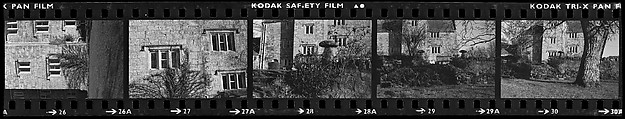 [154 Portraits of the Family of Isabelle Boeschenstein Evans and Architectural Views, Berne, Switzerland--NEGATIVES .103-.118 ARE DAMAGED], Walker Evans (American, St. Louis, Missouri 1903–1975 New Haven, Connecticut), Film negative