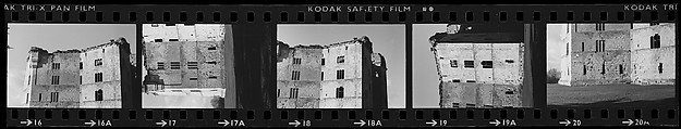 [154 Portraits of the Family of Isabelle Boeschenstein Evans and Architectural Views, Berne, Switzerland--NEGATIVES .103-.118 ARE DAMAGED], Walker Evans (American, St. Louis, Missouri 1903–1975 New Haven, Connecticut), Film negative