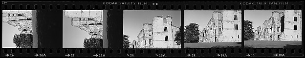 [154 Portraits of the Family of Isabelle Boeschenstein Evans and Architectural Views, Berne, Switzerland--NEGATIVES .103-.118 ARE DAMAGED], Walker Evans (American, St. Louis, Missouri 1903–1975 New Haven, Connecticut), Film negative