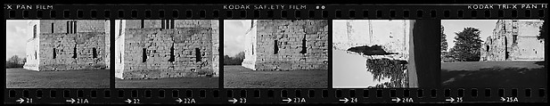 [154 Portraits of the Family of Isabelle Boeschenstein Evans and Architectural Views, Berne, Switzerland--NEGATIVES .103-.118 ARE DAMAGED], Walker Evans (American, St. Louis, Missouri 1903–1975 New Haven, Connecticut), Film negative