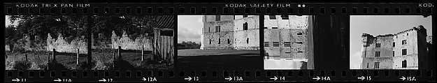 [154 Portraits of the Family of Isabelle Boeschenstein Evans and Architectural Views, Berne, Switzerland--NEGATIVES .103-.118 ARE DAMAGED], Walker Evans (American, St. Louis, Missouri 1903–1975 New Haven, Connecticut), Film negative