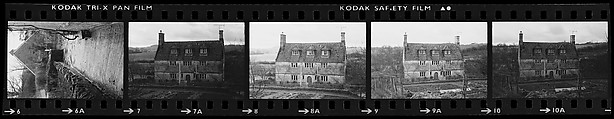 [154 Portraits of the Family of Isabelle Boeschenstein Evans and Architectural Views, Berne, Switzerland--NEGATIVES .103-.118 ARE DAMAGED], Walker Evans (American, St. Louis, Missouri 1903–1975 New Haven, Connecticut), Film negative