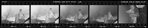 [154 Portraits of the Family of Isabelle Boeschenstein Evans and Architectural Views, Berne, Switzerland--NEGATIVES .103-.118 ARE DAMAGED], Walker Evans (American, St. Louis, Missouri 1903–1975 New Haven, Connecticut), Film negative
