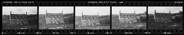 [154 Portraits of the Family of Isabelle Boeschenstein Evans and Architectural Views, Berne, Switzerland--NEGATIVES .103-.118 ARE DAMAGED], Walker Evans (American, St. Louis, Missouri 1903–1975 New Haven, Connecticut), Film negative