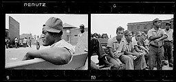 [Two 35mm Film Frames: Riker's Island, New York City?], Ben Shahn (American (born Lithuania), Kaunas 1898–1969 New York), Film negative