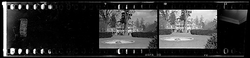 [Three 35mm Film Frames: Residence of Gifford Cochran, Croton Falls, New York], Walker Evans (American, St. Louis, Missouri 1903–1975 New Haven, Connecticut), Film negative
