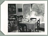 [Set Dinner Table in Walker Evans' Living Room, Old Lyme, Connecticut], Walker Evans (American, St. Louis, Missouri 1903–1975 New Haven, Connecticut), Instant diffusion transfer prints