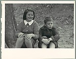 [Eleven Portraits of Young Girl and Boy on Lawn: "Alexander"], Walker Evans (American, St. Louis, Missouri 1903–1975 New Haven, Connecticut), Gelatin silver print