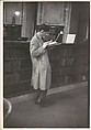 [Reader, New York Public Library, for Vogue Article "The Private Lives of Public Books"], Walker Evans  American, Gelatin silver print