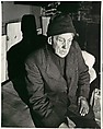[Seated Man Wearing Cap, for Fortune Magazine Article "People and Places in Trouble"], Walker Evans (American, St. Louis, Missouri 1903–1975 New Haven, Connecticut), Gelatin silver print