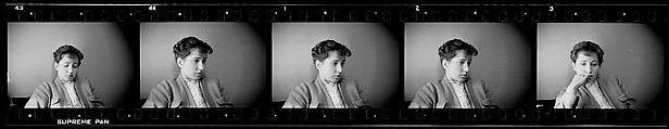 [Five 35mm Film Frames: Jane Ninas], Walker Evans (American, St. Louis, Missouri 1903–1975 New Haven, Connecticut), Film negative