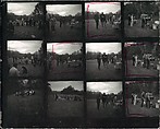 [Original Negative Sleeves and Contact Sheet of Yale School of Art Barbecue], Walker Evans  American, Gelatin silver prints