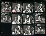 [3 Original Annotated Contact Sheets of Young Woman Seated on Lawn and in Car], Walker Evans (American, St. Louis, Missouri 1903–1975 New Haven, Connecticut), Gelatin silver prints