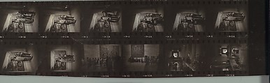 [12 Views of Walker Evans Before Murals at "Walker Evans" Travelling Exhibition, Museum of Fine Art, Boston], Unknown, Gelatin silver print