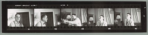 [38 Portraits of Wilder Hobson and Rob Wood at the Hobson Home, Princeton, New Jersey], Walker Evans (American, St. Louis, Missouri 1903–1975 New Haven, Connecticut), Film negative