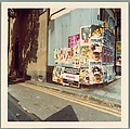 [Nine Views of Building Corner with Torn Rock Concert Posters, London, England], Walker Evans (American, St. Louis, Missouri 1903–1975 New Haven, Connecticut), Chromogenic print