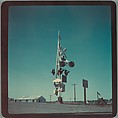 [Railroad Crossing, For Fortune Article "The U.S. Depot"], Walker Evans  American, Chromogenic print