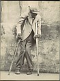 [Man on Crutches, Havana], Walker Evans  American, Gelatin silver print