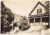 [Victorian Architecture: Pair of Houses with Peaked Roofs, South Boston, Massachusetts], Walker Evans  American, Gelatin silver print