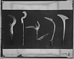 [Five Knifes, Belgian Congo], Walker Evans  American, Gelatin silver print