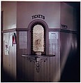 [Two Prints of Ticket Window, Kingston, Rhode Island, For Fortune Article: "The U.S. Depot"], Walker Evans (American, St. Louis, Missouri 1903–1975 New Haven, Connecticut), Dye transfer print
