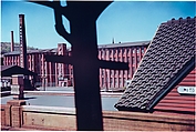 [View from Train, for the Series "Along the Right of Way," Fortune Magazine, 1950], Walker Evans  American, Dye transfer print