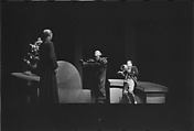 [Three 35mm Film Frames: Play Rehearsal Scene], Walker Evans (American, St. Louis, Missouri 1903–1975 New Haven, Connecticut), Film negative