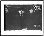 [Three 35mm Film Frames: Subway Passengers, New York City: Woman, Two Men], Walker Evans (American, St. Louis, Missouri 1903–1975 New Haven, Connecticut), Film negative