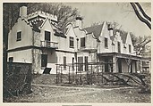 [Rear View of Gothic Revival House, Former Residence of William Hickling Prescott, Swampscott, Massachusetts], Walker Evans  American, Gelatin silver print
