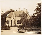 [Gothic Revival House with Gabled Entry Porch, Boston, Massachusetts], Walker Evans  American, Gelatin silver print