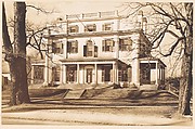 [Greek Revival House with Side Porches, Dedham, Massachusetts], Walker Evans  American, Gelatin silver print