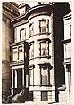 [Greek Revival Town House with Two Story Entry Porch, South End, Boston, Massachusetts], Walker Evans  American, Gelatin silver print
