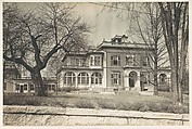 [Italianate Revival House with Enclosed Porches, Brookline, Massachusetts], Walker Evans  American, Gelatin silver print