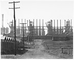 Birmingham Steel Mill and Workers' Houses, Walker Evans American, Gelatin silver print